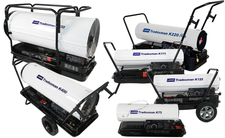 Commercial Grade L.B. White Tradesman Portable Kerosene Heater for Industrial and Construction Sites